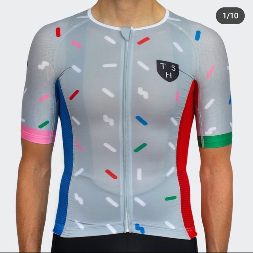 Tenspeed Hero Women's Grey Sprinkles Cycling Jersey